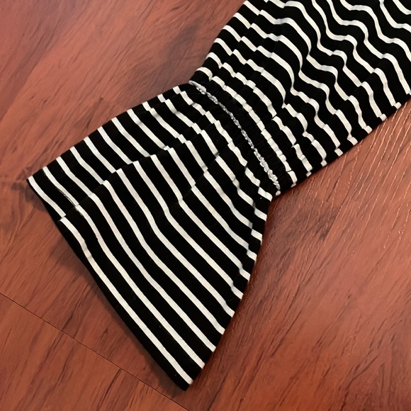 LOFT striped embroidered floral blouse - Picture 6 of 7